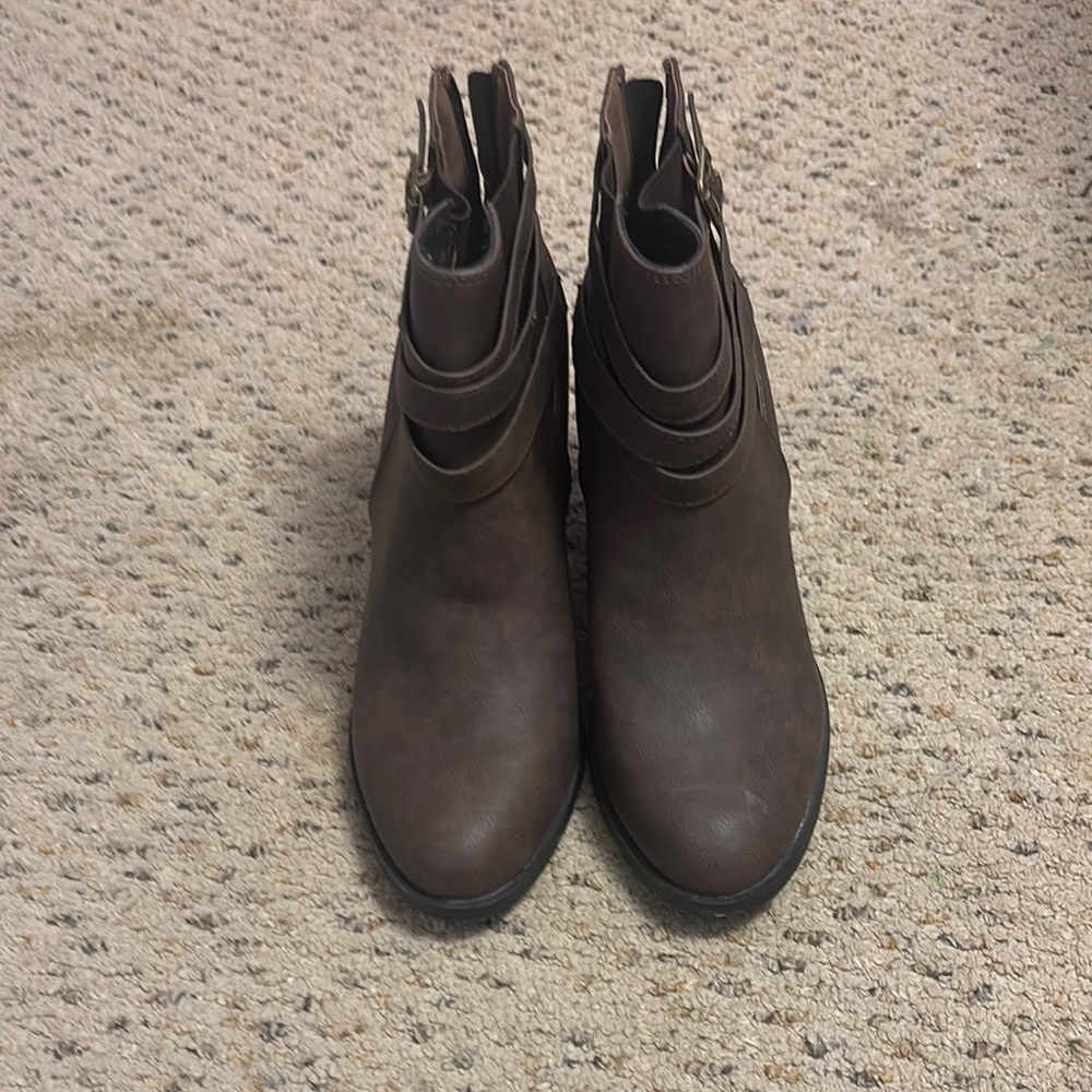 Dream Pairs Dark Brown Ankle Booties